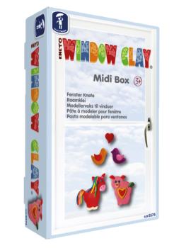 WINDOW CLAY – The Innovative Window-Cling Modeling Dough for Creative Fun